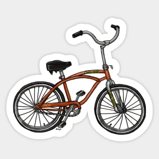 Beach Cruiser - RUST Sticker